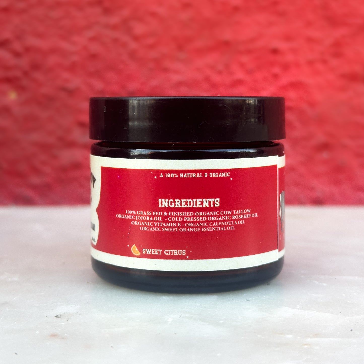 Sweet Citrus Tallow Face Moisturizer - 2oz